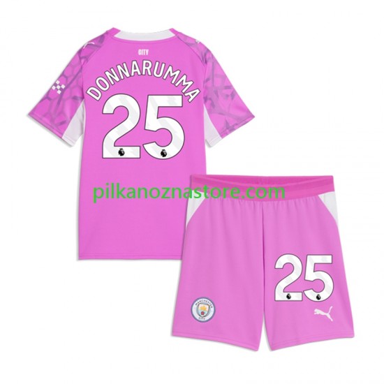 Strój Bramkarski Manchester City dla Dzieci Gianluigi Donnarumma Koszulka Wyjazdowy 2026-2027 Krótkie Rękawy