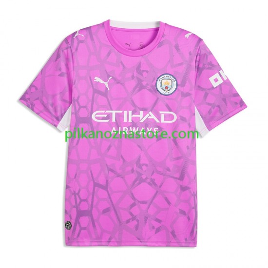 Strój Bramkarski Manchester City dla Dzieci Gianluigi Donnarumma Koszulka Wyjazdowy 2026-2027 Krótkie Rękawy