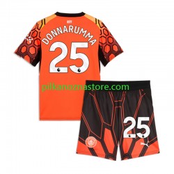 Strój Bramkarski Manchester City dla Dzieci Gianluigi Donnarumma Koszulka Trzeci 2026-2027 Krótkie Rękawy