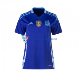 Argentyna Koszulka Damska Wyjazdowy 2024 Krótkie Rękawy