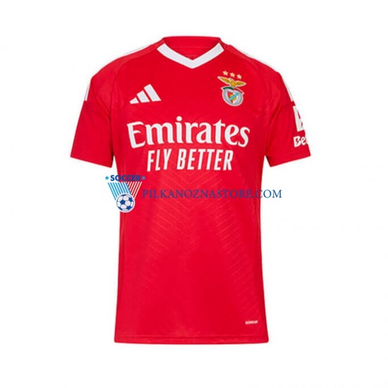 Benfica Koszulka Męska Domowy 2024-2025 Krótkie Rękawy