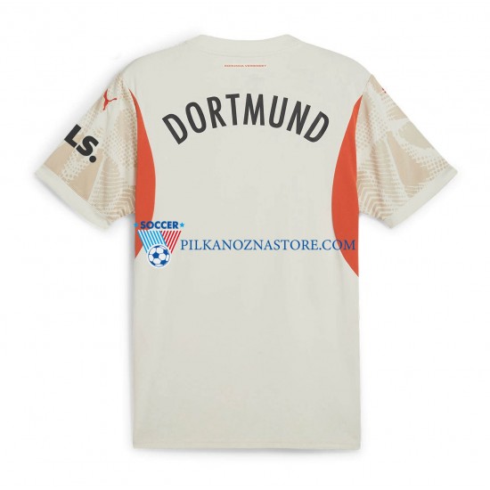 Strój Bramkarski Borussia Dortmund Koszulka Męska Wyjazdowy 2024-2025 Krótkie Rękawy
