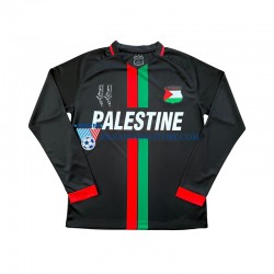 Club Deportivo Palestino Center Stripre Koszulka Męska Domowy 2024-2025 Długie Rękawy