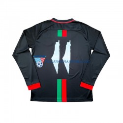 Club Deportivo Palestino Center Stripre Koszulka Męska Domowy 2024-2025 Długie Rękawy