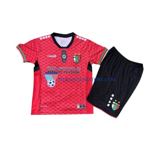 Strój Bramkarski Club Deportivo Palestino dla Dzieci Koszulka Domowy 2024-2025 Krótkie Rękawy