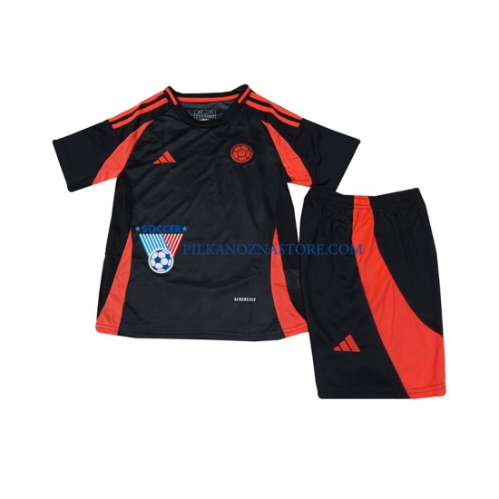 Kolumbia dla Dzieci Koszulka Wyjazdowy 2024 Krótkie Rękawy