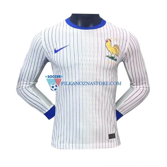 Francja Koszulka Męska Wyjazdowy Euro 2024 Długie Rękawy