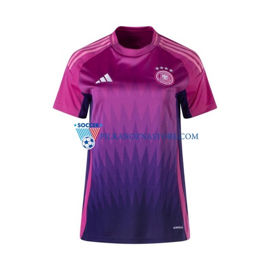 Niemcy Koszulka Damska Wyjazdowy Euro 2024 Krótkie Rękawy