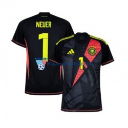 Strój Bramkarski Niemcy Manuel Neuer 1 Koszulka Męska Domowy Euro 2024 Krótkie Rękawy
