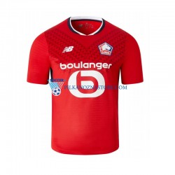 LOSC Lille Koszulka Męska Domowy 2024-2025 Krótkie Rękawy