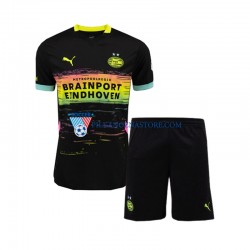 PSV Eindhoven dla Dzieci Koszulka Wyjazdowy 2024-2025 Krótkie Rękawy