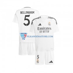 Real Madryt dla Dzieci Jude Bellingham 5 Koszulka Domowy 2024-2025 Krótkie Rękawy