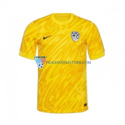 Strój Bramkarski Słowenia Koszulka Męska Domowy Euro 2024 Krótkie Rękawy