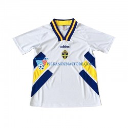 Szwecja Retro Koszulka Męska Wyjazdowy 1994 Krótkie Rękawy