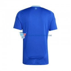 Argentyna Koszulka Męska Wyjazdowy Copa America 2024 Krótkie Rękawy