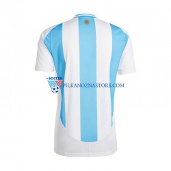 Argentyna Koszulka Męska Domowy Copa America 2024 Krótkie Rękawy