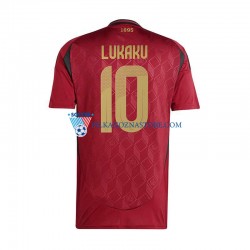 Belgia Romelu Lukaku 10 Koszulka Męska Domowy Euro 2024 Krótkie Rękawy
