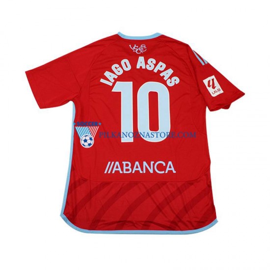 Celta de Vigo Iago Aspas 10 Koszulka Męska Wyjazdowy 2023-2024 Krótkie Rękawy