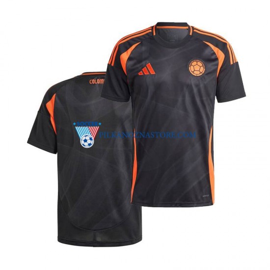 Kolumbia Koszulka Męska Wyjazdowy Copa America 2024 Krótkie Rękawy