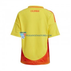 Kolumbia Koszulka Męska Domowy Copa America 2024 Krótkie Rękawy