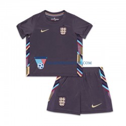 Anglia dla Dzieci Koszulka Wyjazdowy Euro 2024 Krótkie Rękawy