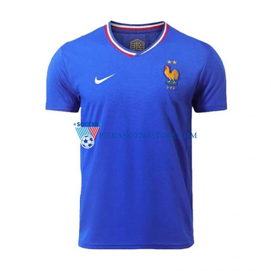 Francja Koszulka Męska Domowy Euro 2024 Krótkie Rękawy