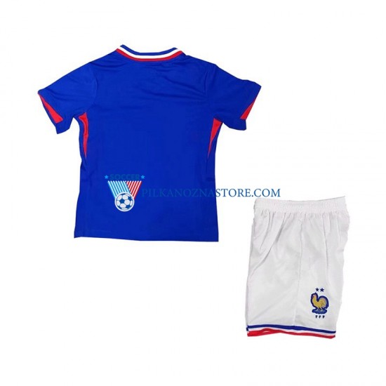 Francja dla Dzieci Koszulka Domowy Euro 2024 Krótkie Rękawy