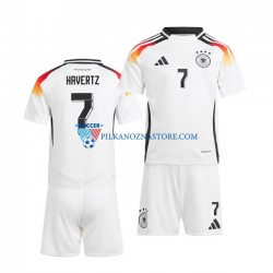 Niemcy dla Dzieci Havertz 7 Koszulka Domowy Euro 2024 Krótkie Rękawy