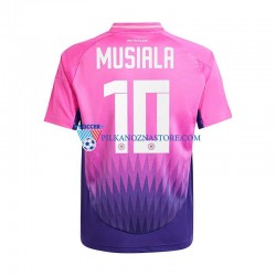 Niemcy Jamal Musiala 10 Koszulka Męska Wyjazdowy Euro 2024 Krótkie Rękawy