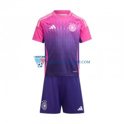 Niemcy dla Dzieci Koszulka Wyjazdowy Euro 2024 Krótkie Rękawy