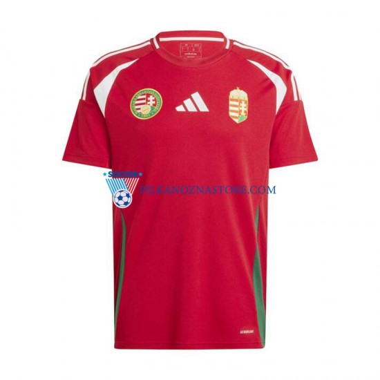 Węgry Koszulka Męska Domowy Euro 2024 Krótkie Rękawy