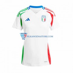 Włochy Koszulka Damska Wyjazdowy Euro 2024 Krótkie Rękawy