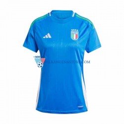 Włochy Koszulka Damska Domowy Euro 2024 Krótkie Rękawy