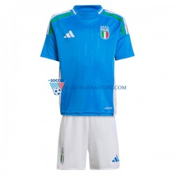 Włochy dla Dzieci Koszulka Domowy Euro 2024 Krótkie Rękawy