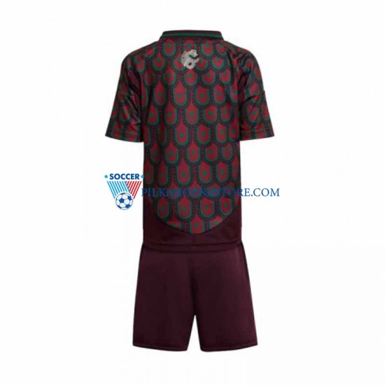 Meksyk dla Dzieci Koszulka Domowy Copa America 2024 Krótkie Rękawy