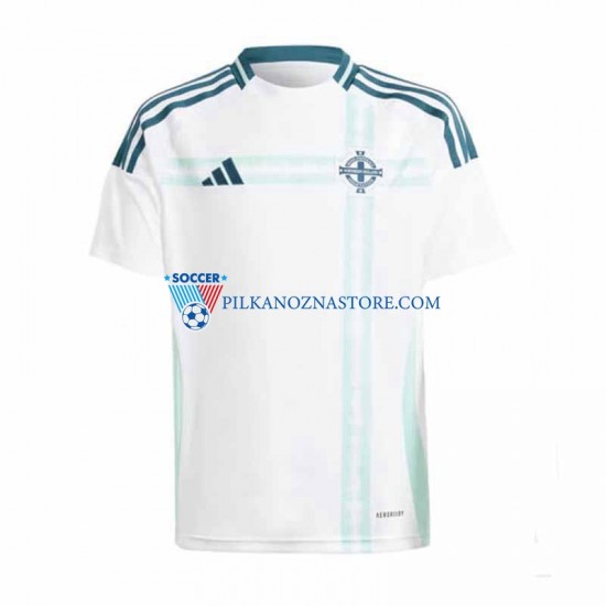 Irlandia Północna Koszulka Męska Wyjazdowy 2024 Krótkie Rękawy