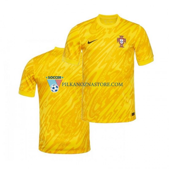 Strój Bramkarski Portugalia Koszulka Męska Domowy Euro 2024 Krótkie Rękawy