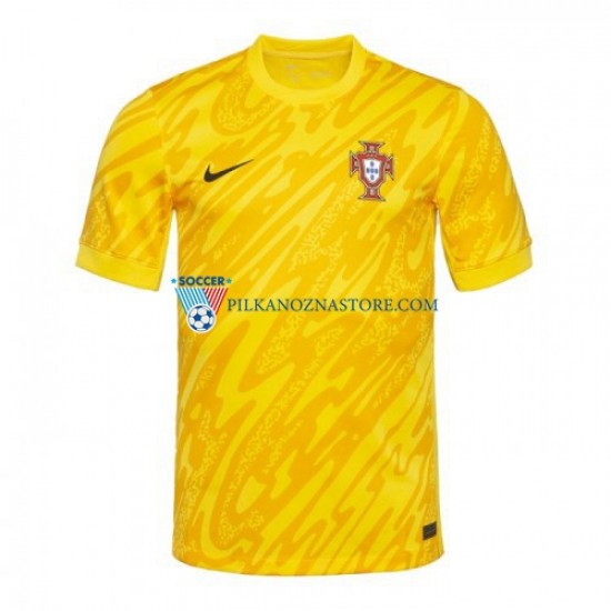 Strój Bramkarski Portugalia Koszulka Męska Domowy Euro 2024 Krótkie Rękawy