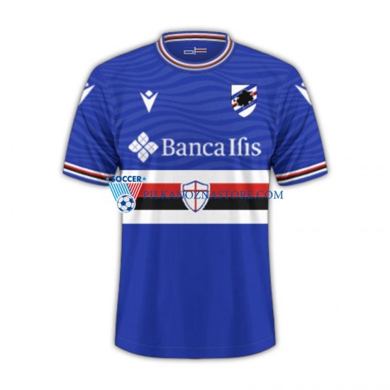 Sampdoria Koszulka Męska Domowy 2023-2024 Krótkie Rękawy