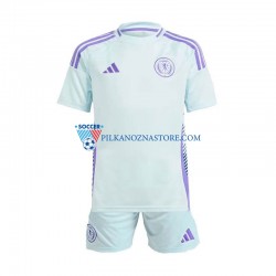 Szkocja dla Dzieci Koszulka Wyjazdowy Euro 2024 Krótkie Rękawy