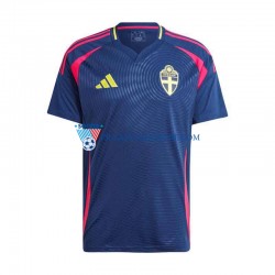 Szwecja Koszulka Męska Wyjazdowy 2024 Krótkie Rękawy