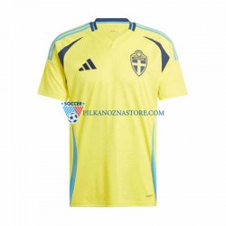 Szwecja Koszulka Męska Domowy 2024 Krótkie Rękawy