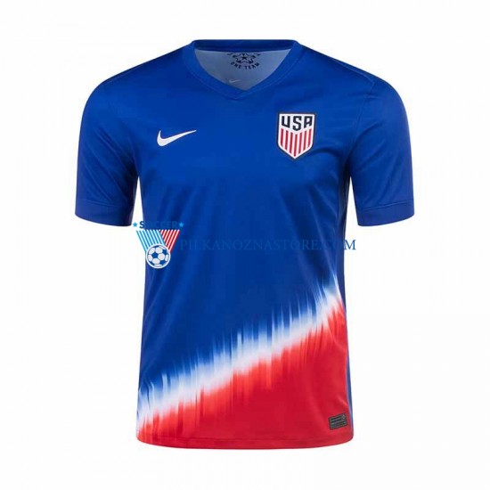 Stany Zjednoczone Koszulka Męska Wyjazdowy 2024 Krótkie Rękawy