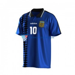 Argentyna Maradona 10 Retro Koszulka Męska Wyjazdowy 1994 Krótkie Rękawy