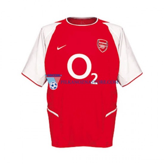 Arsenal Retro Koszulka Męska Domowy 2002 Krótkie Rękawy
