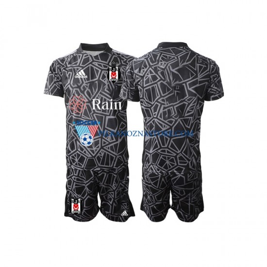 Strój Bramkarski Besiktas dla Dzieci Koszulka Wyjazdowy 2022-2023 Krótkie Rękawy