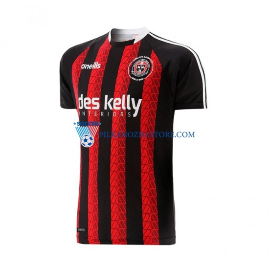 Bohemians Koszulka Męska Domowy 2023 Krótkie Rękawy