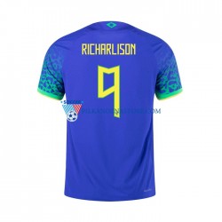 Brazylia RICHARLISON 9 Koszulka Męska Wyjazdowy 2022 Krótkie Rękawy