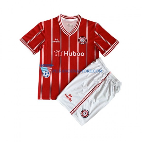Bristol City dla Dzieci Koszulka Domowy 2023-2024 Krótkie Rękawy