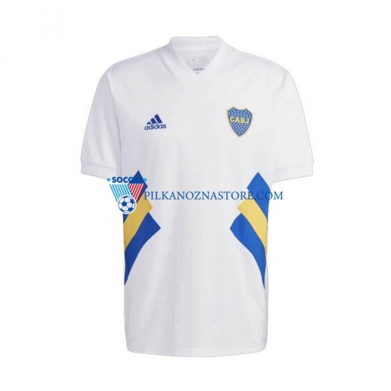 CA Boca Juniors Icon Retro Koszulka Męska Domowy 2022-2023 Krótkie Rękawy